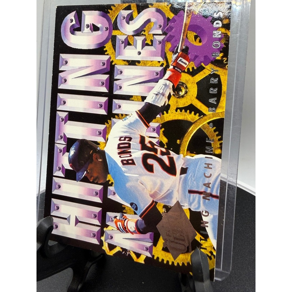 1994 Fleer Ultra Hitting Machines 3 of 10 Barry Bonds Giants Insert